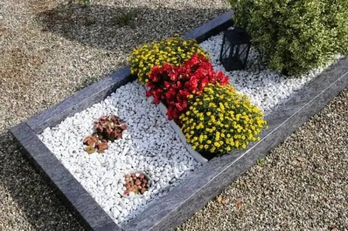 How to make a grave decoration