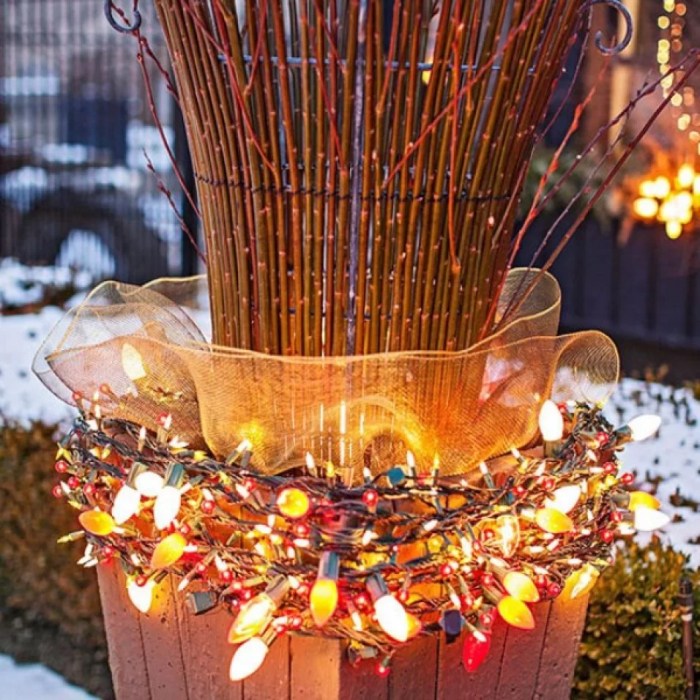 How to make outdoor christmas decoration