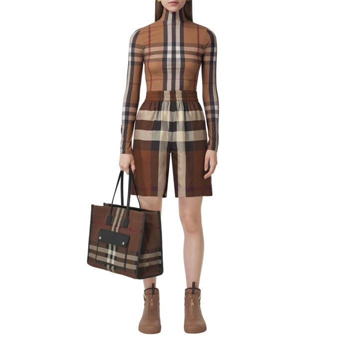 Women's burberry shirt dress