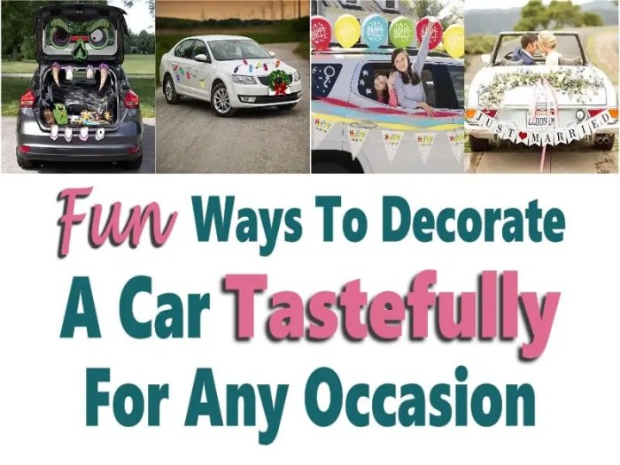 What to decorate car windows with