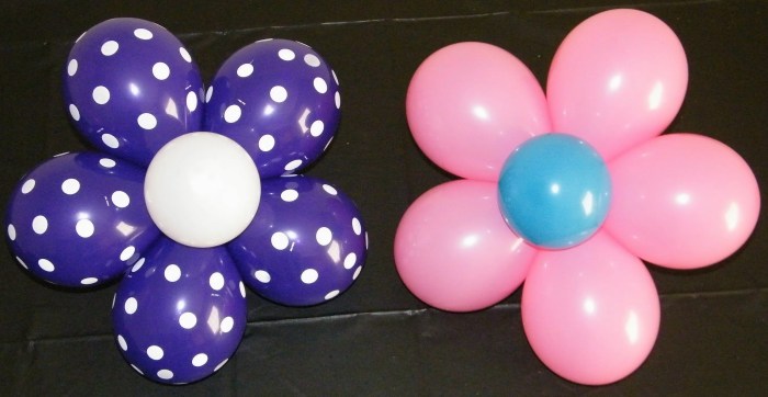 How to make flower balloon decoration