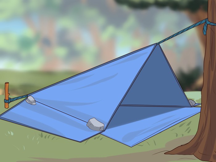 How to make a tent decoration