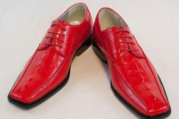 Red dress shoes mens