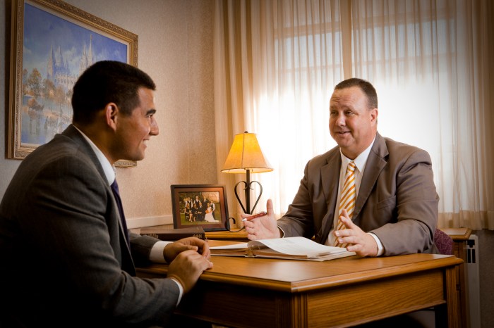 How to decorate lds bishop office