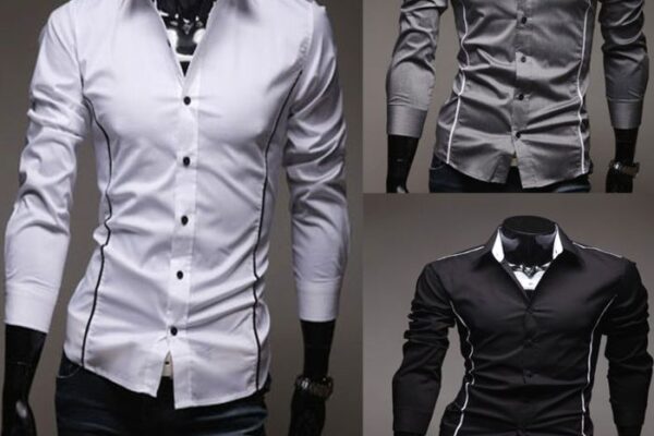 Men's dress shirts with designs